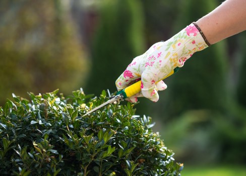 Gardeners Westcombe Park handling recyclable green waste